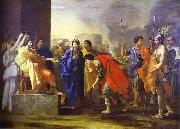 Nicolas Poussin The Continence of Scipio, oil painting artist
